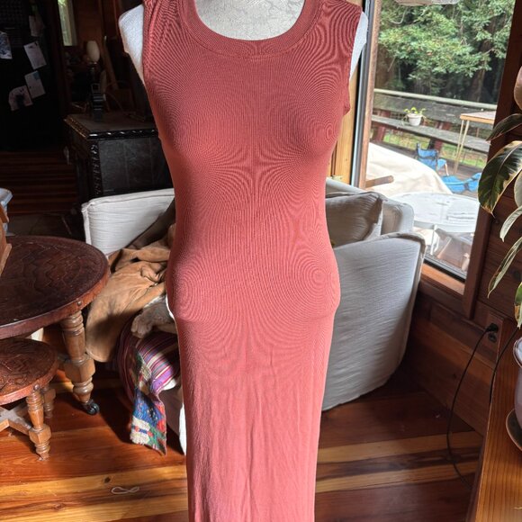 Orange sleeveless Bodycon Dress - WeWoreWhat - Picture 2 of 5